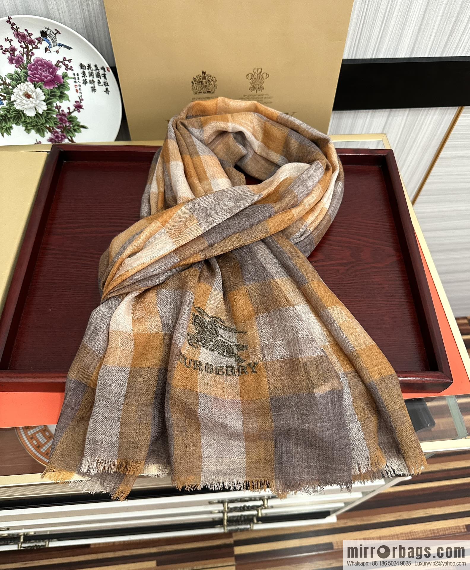 Burberry Inner Mongolia Cashmere Scarf