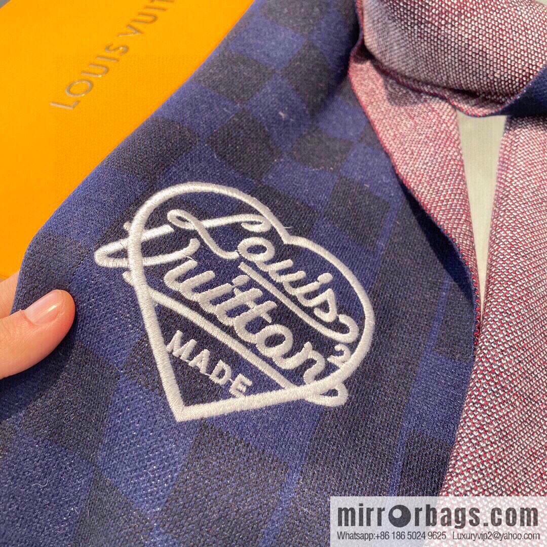 LV Louis Vuitton Couple 100% Imported Knitted Cashmere Scarf