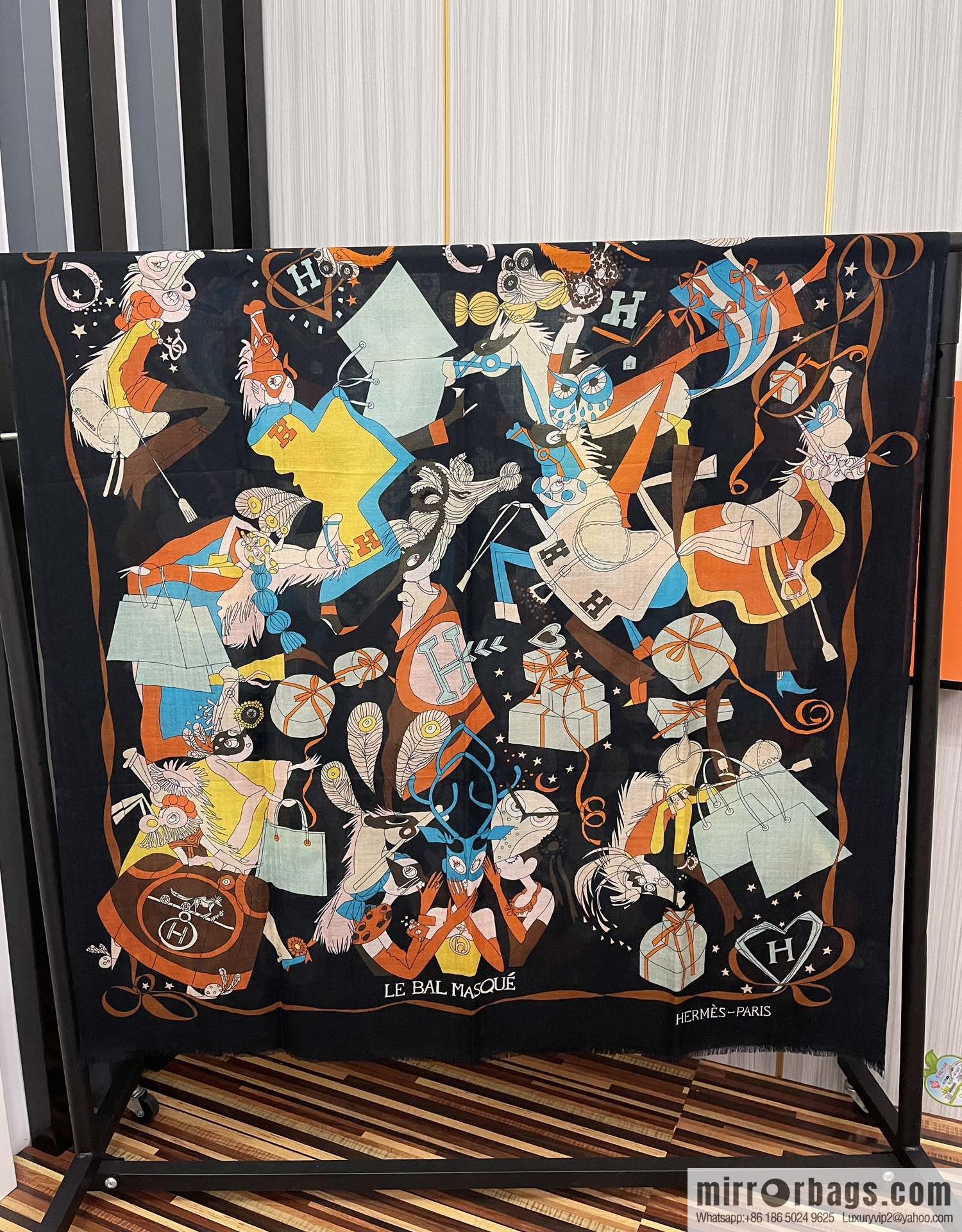 Hermes Hermes Ring Fleece Towel