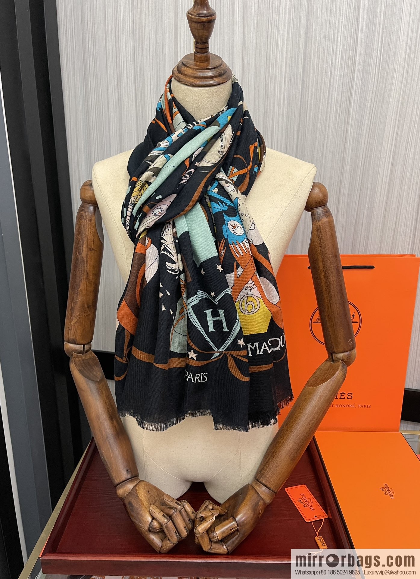 Hermes Hermes Ring Fleece Towel