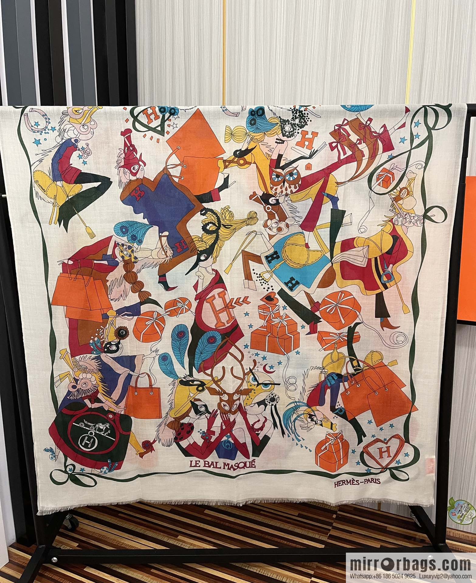 Hermes Hermes Ring Fleece Towel