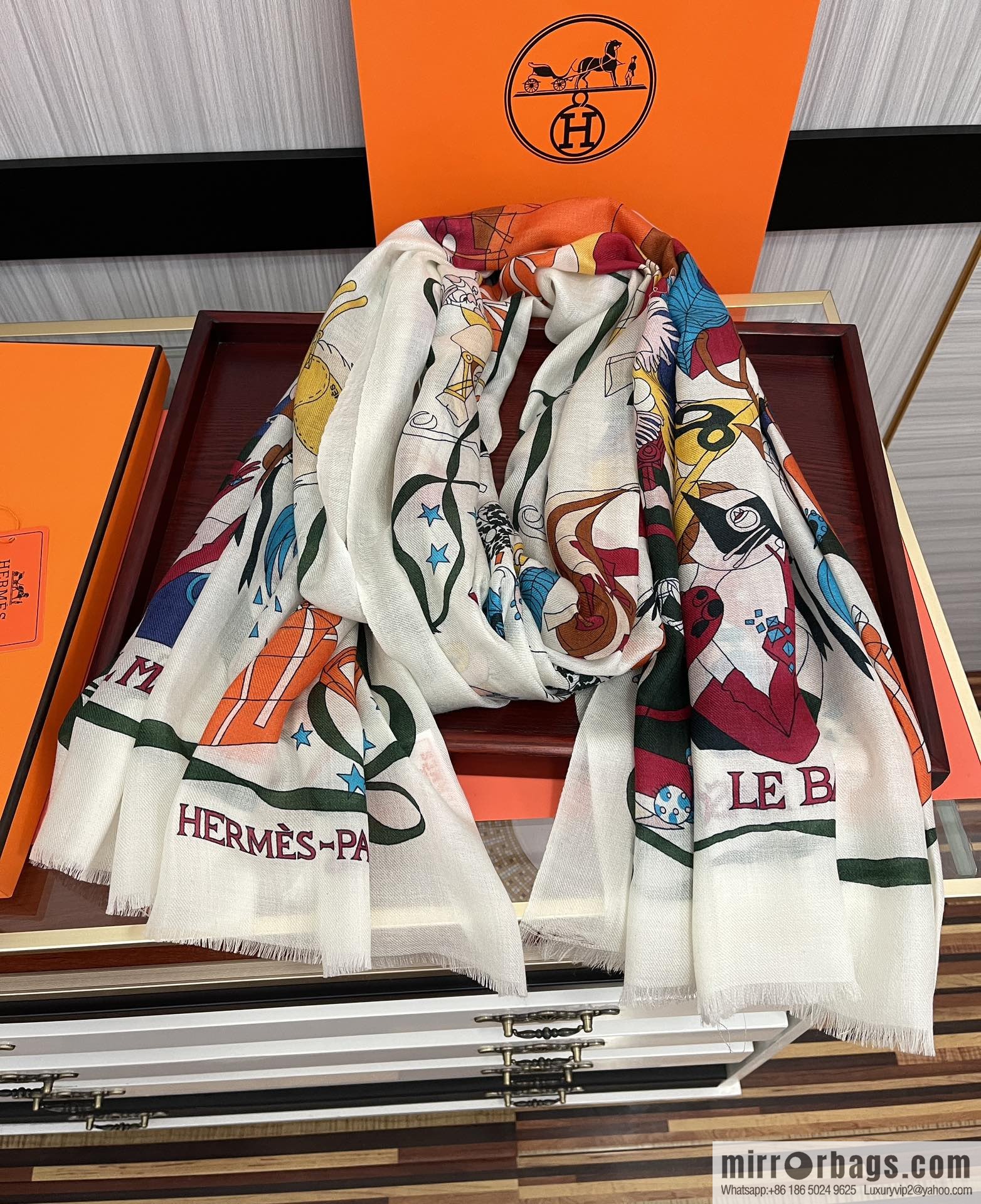 Hermes Hermes Ring Fleece Towel