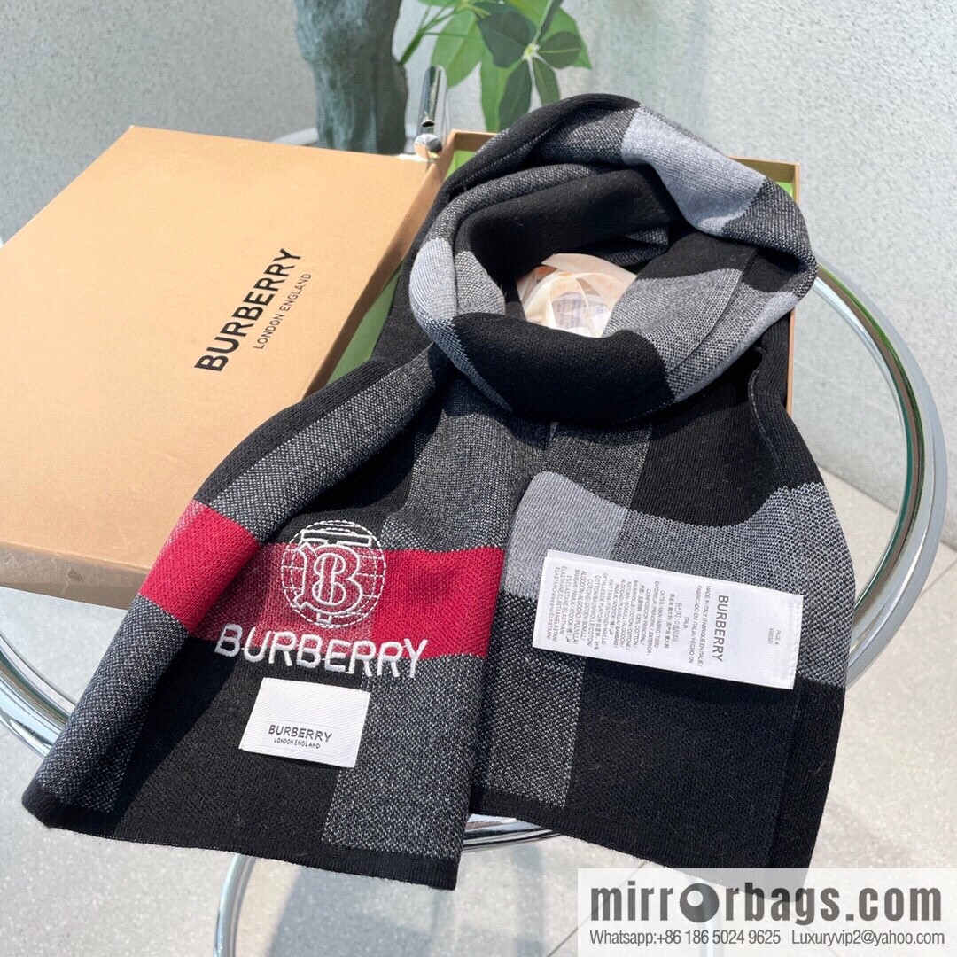 Burberry Burberry Classic Horse 100% Imported Knitted Cashmere Scarf