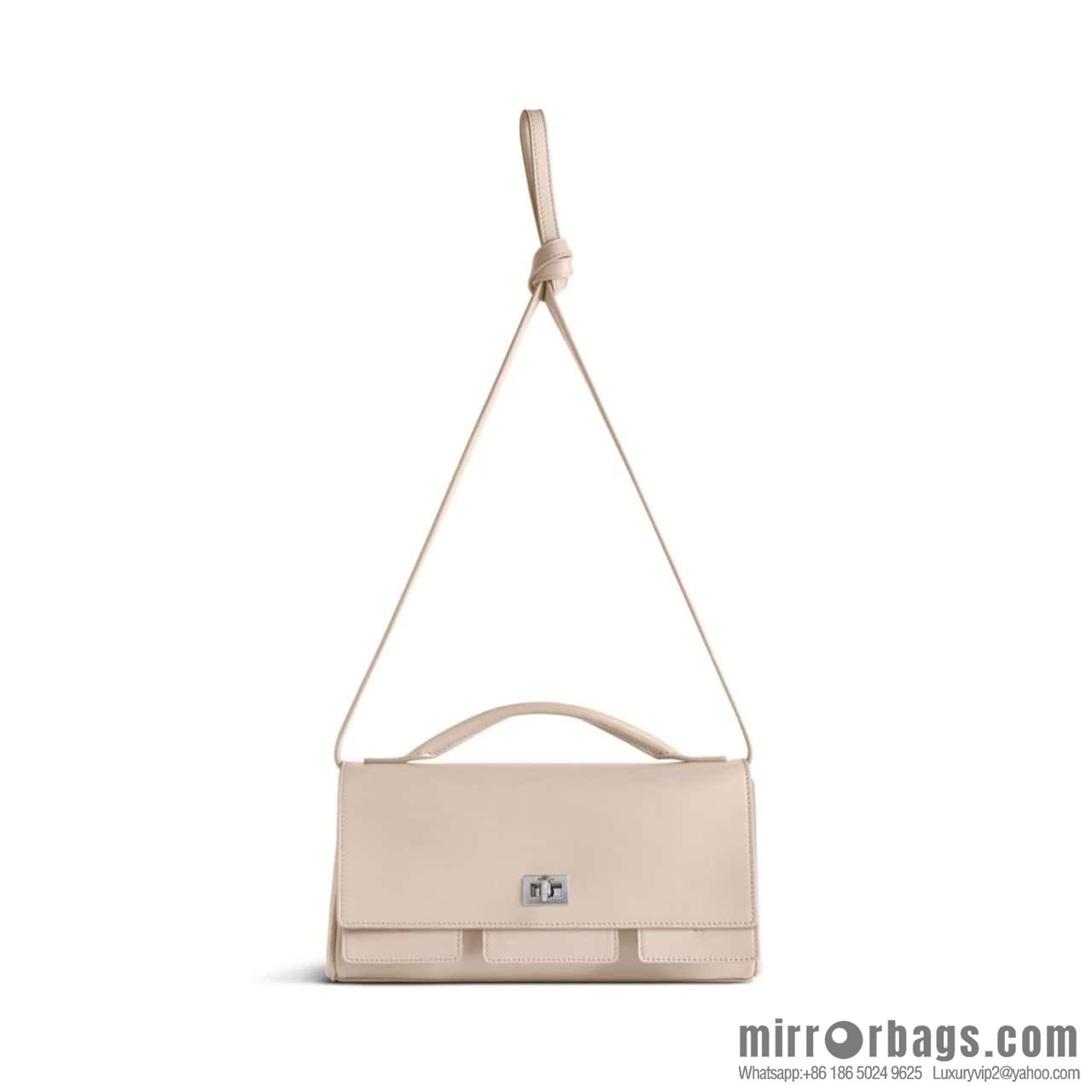 Balenciaga's new Bel Air Clutch flip clutch bag 843943 [light pink]