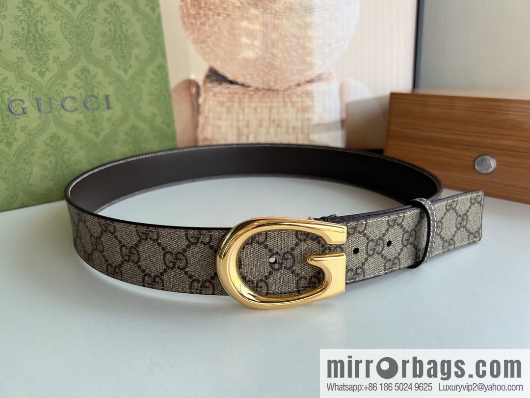 Gucci Gucci, Select Men's G-Buckle Belt 3.8cm