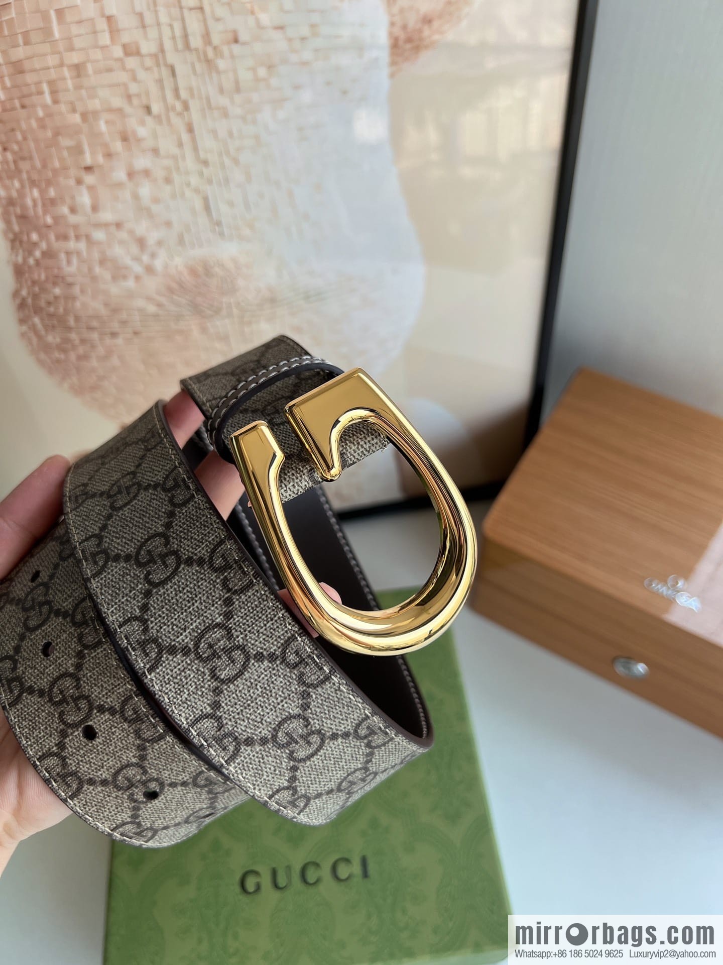 Gucci Gucci, Select Men's G-Buckle Belt 3.8cm