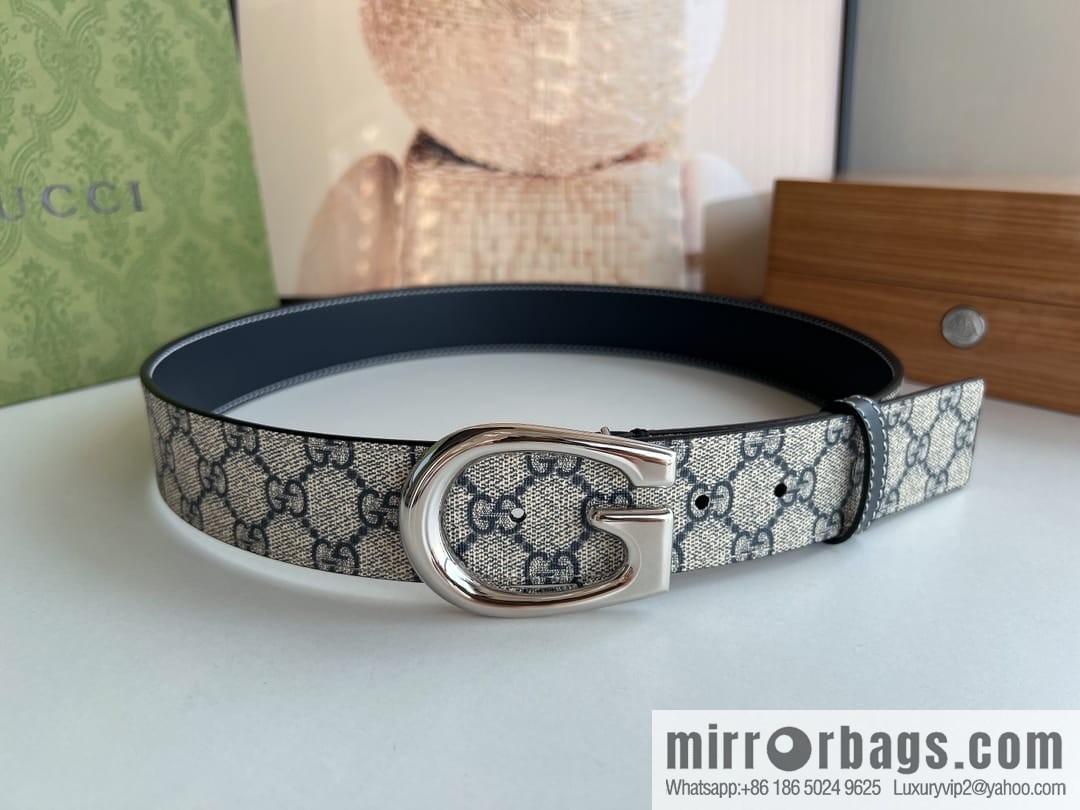 Gucci Gucci, Select Men's G-Buckle Belt 3.8cm