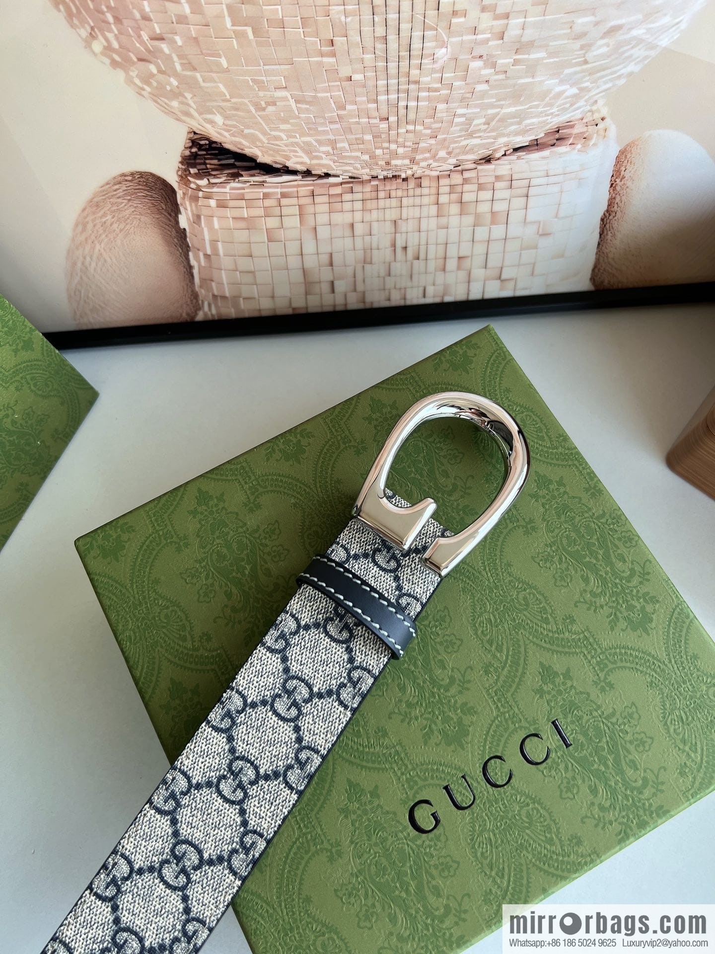 Gucci Gucci, Select Men's G-Buckle Belt 3.8cm