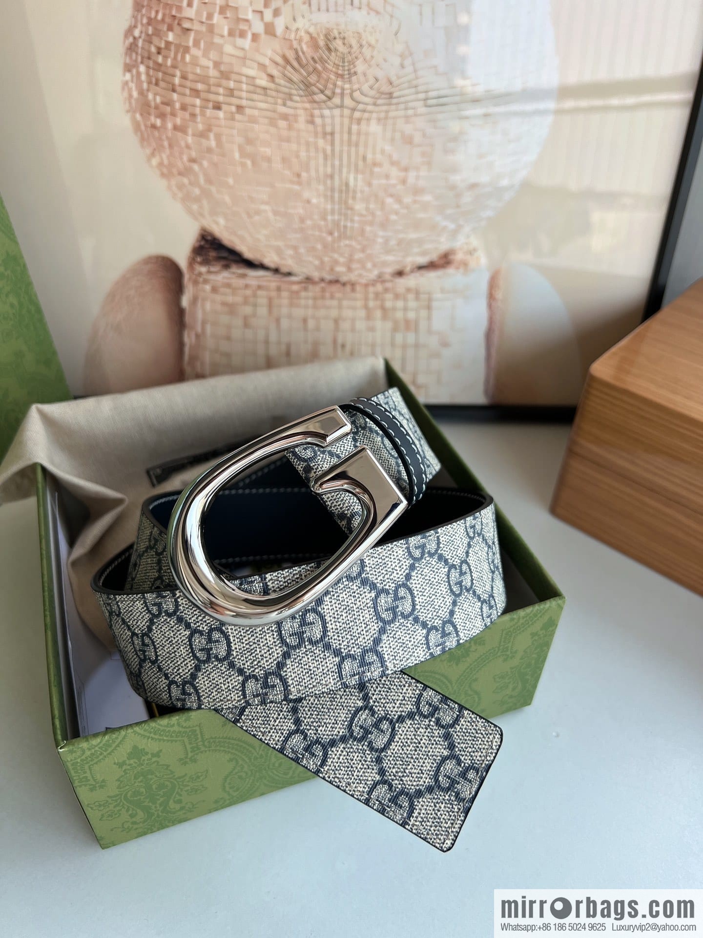 Gucci Gucci, Select Men's G-Buckle Belt 3.8cm
