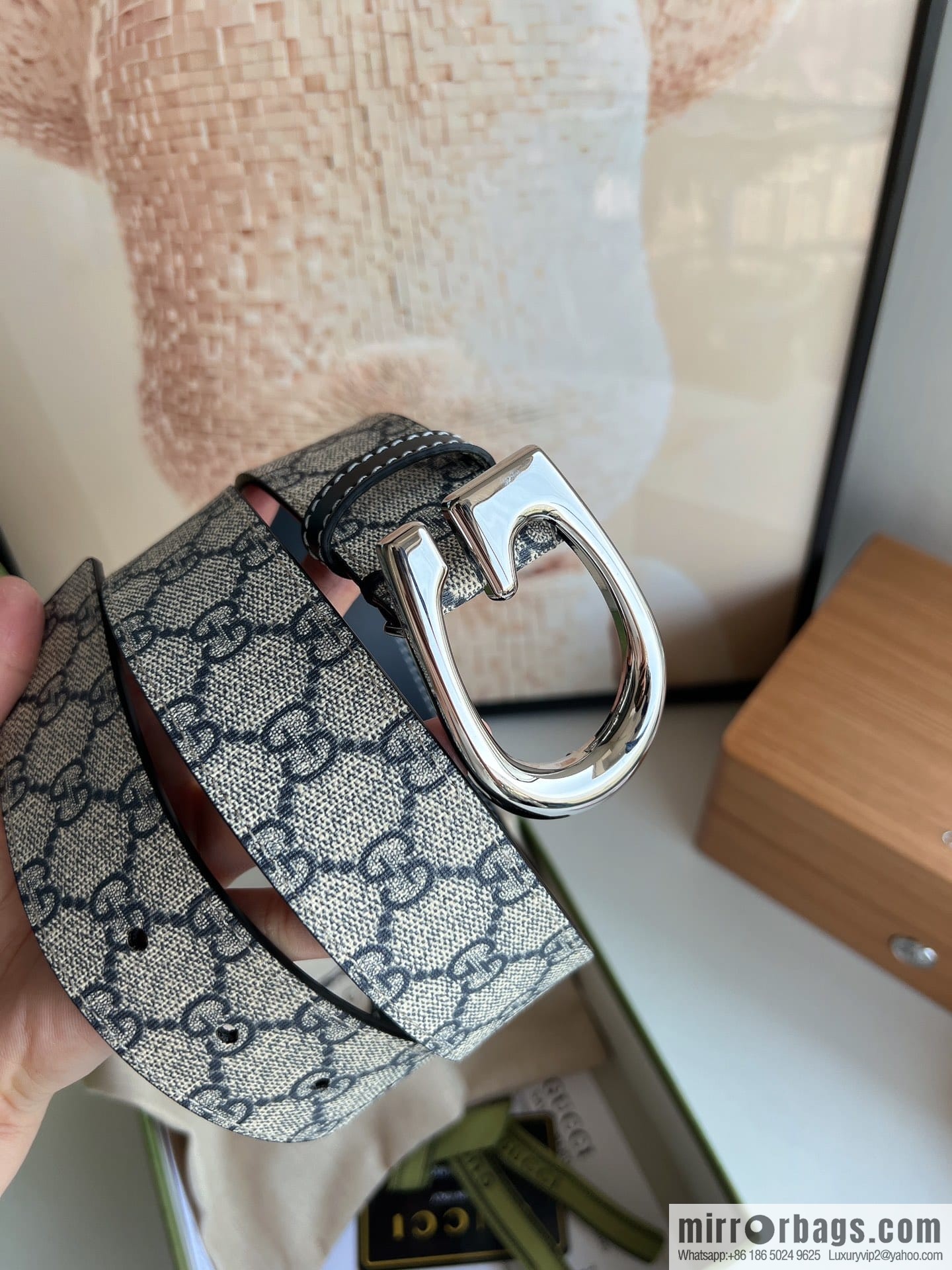 Gucci Gucci, Select Men's G-Buckle Belt 3.8cm