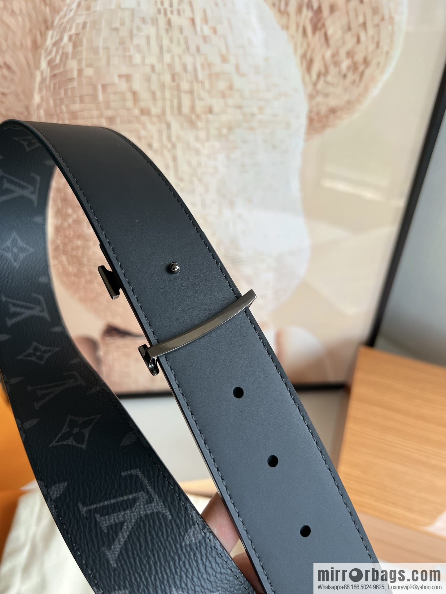 LV/Louis Vuitton 2022 new men's 40mm belt