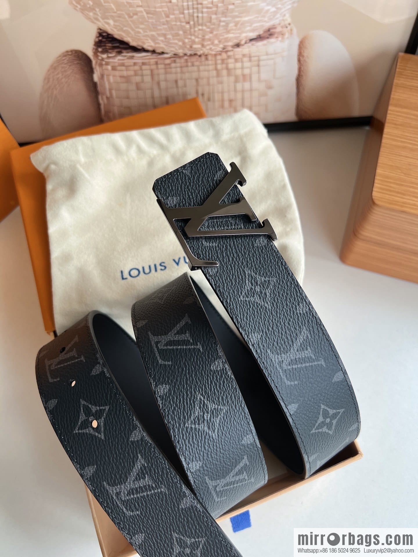 LV/Louis Vuitton 2022 new men's 40mm belt