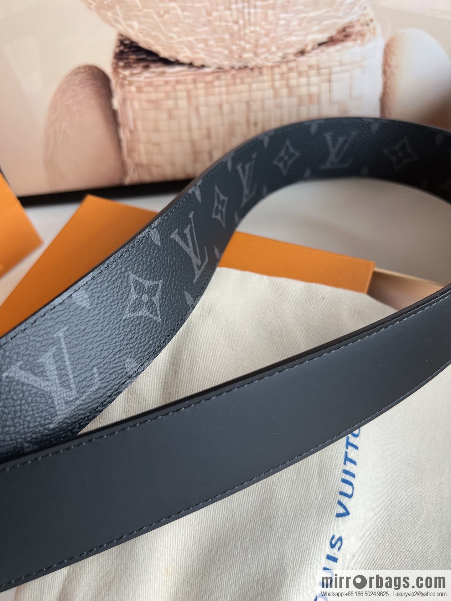 LV/Louis Vuitton 2022 new men's 40mm belt