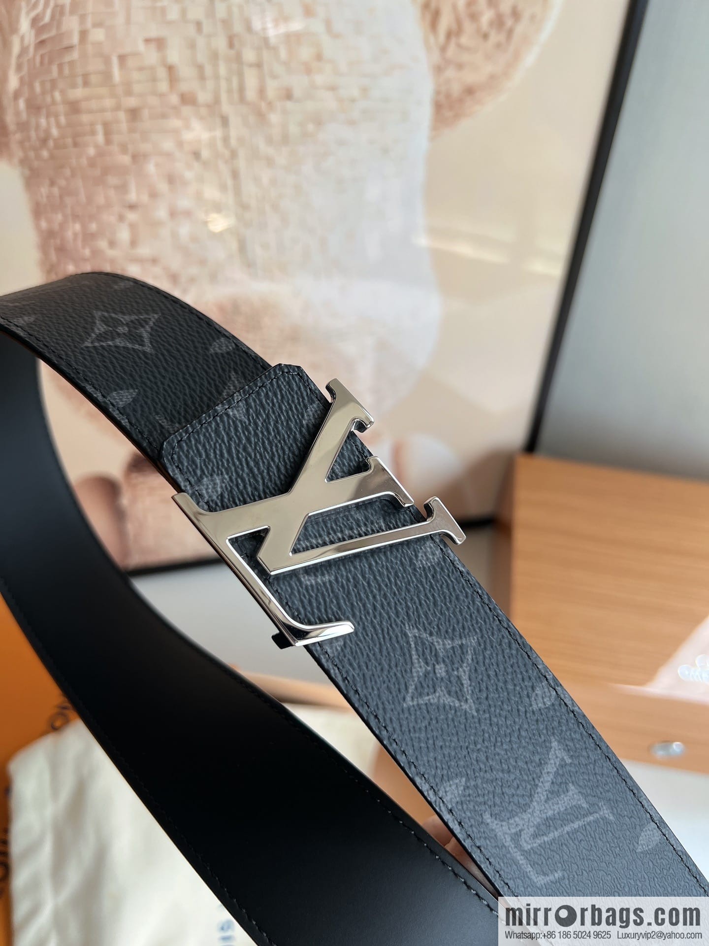 LV/Louis Vuitton 2022 new men's 40mm belt