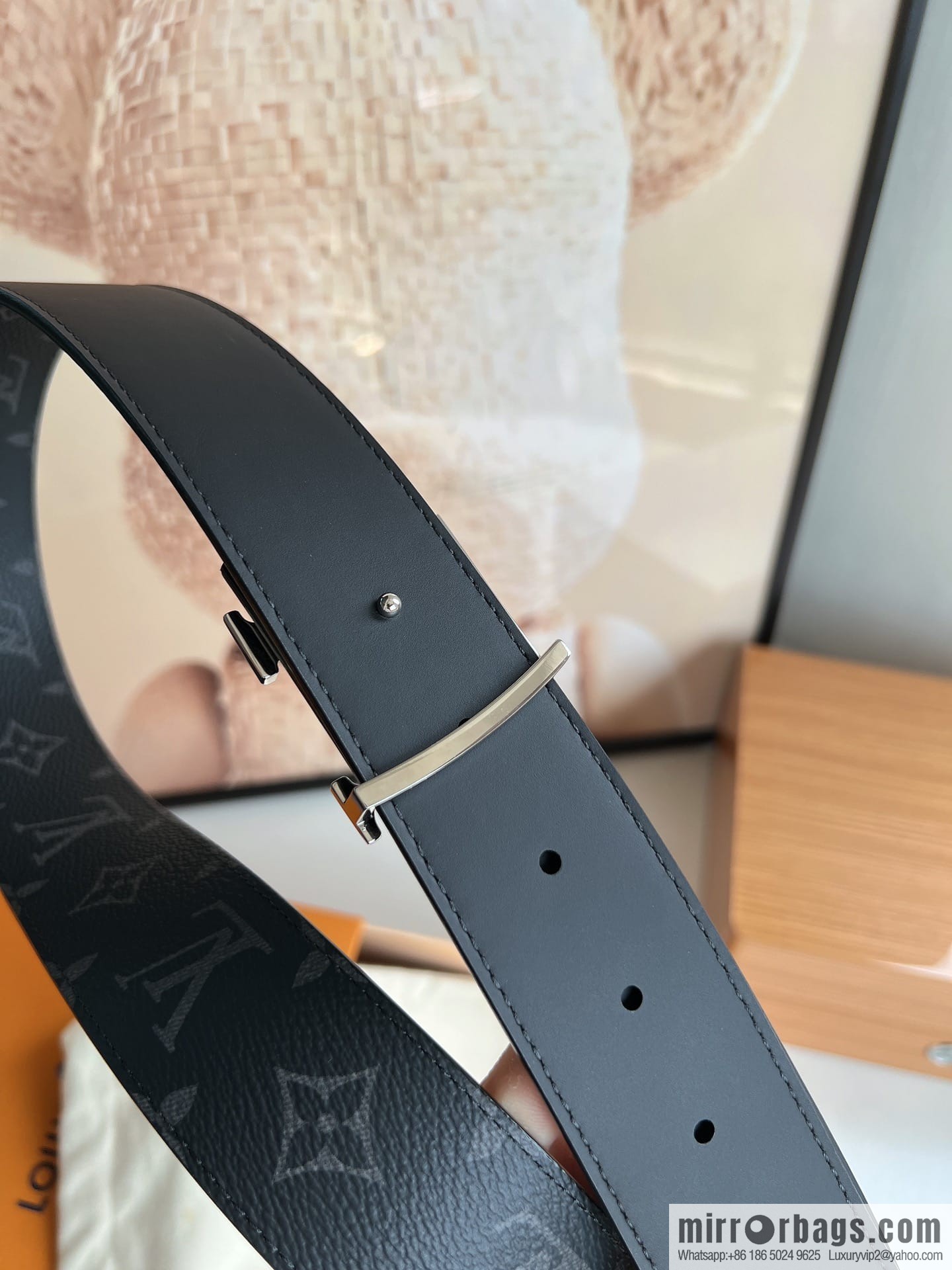 LV/Louis Vuitton 2022 new men's 40mm belt