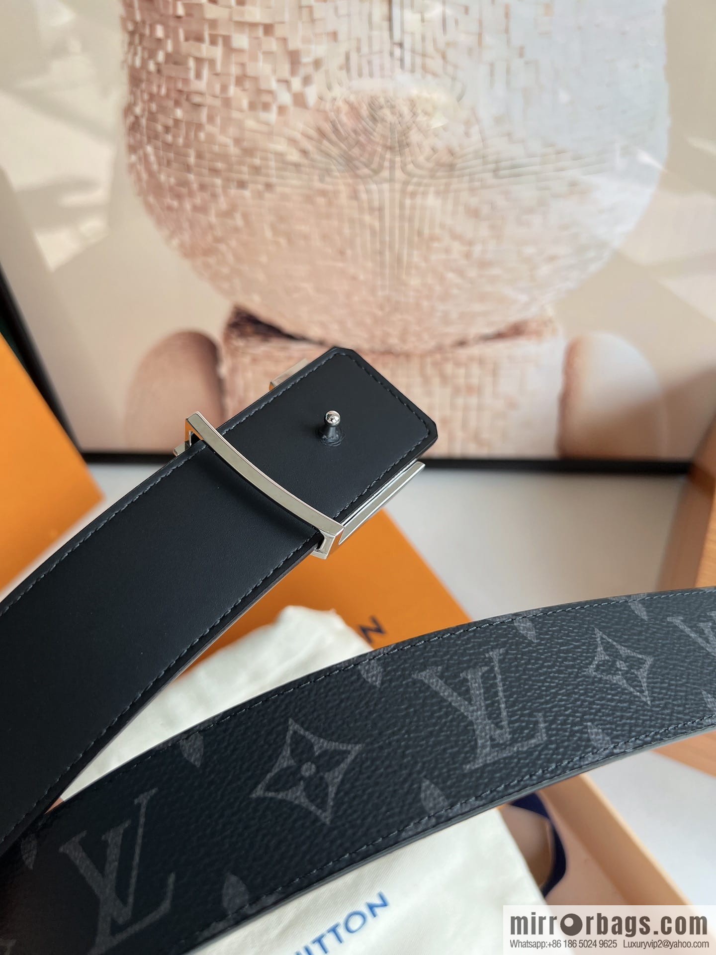 LV/Louis Vuitton 2022 new men's 40mm belt