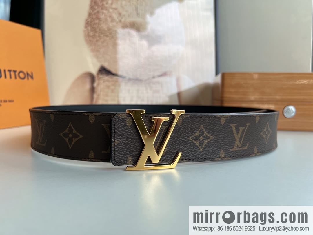 LV/Louis Vuitton 2022 new men's 40mm belt