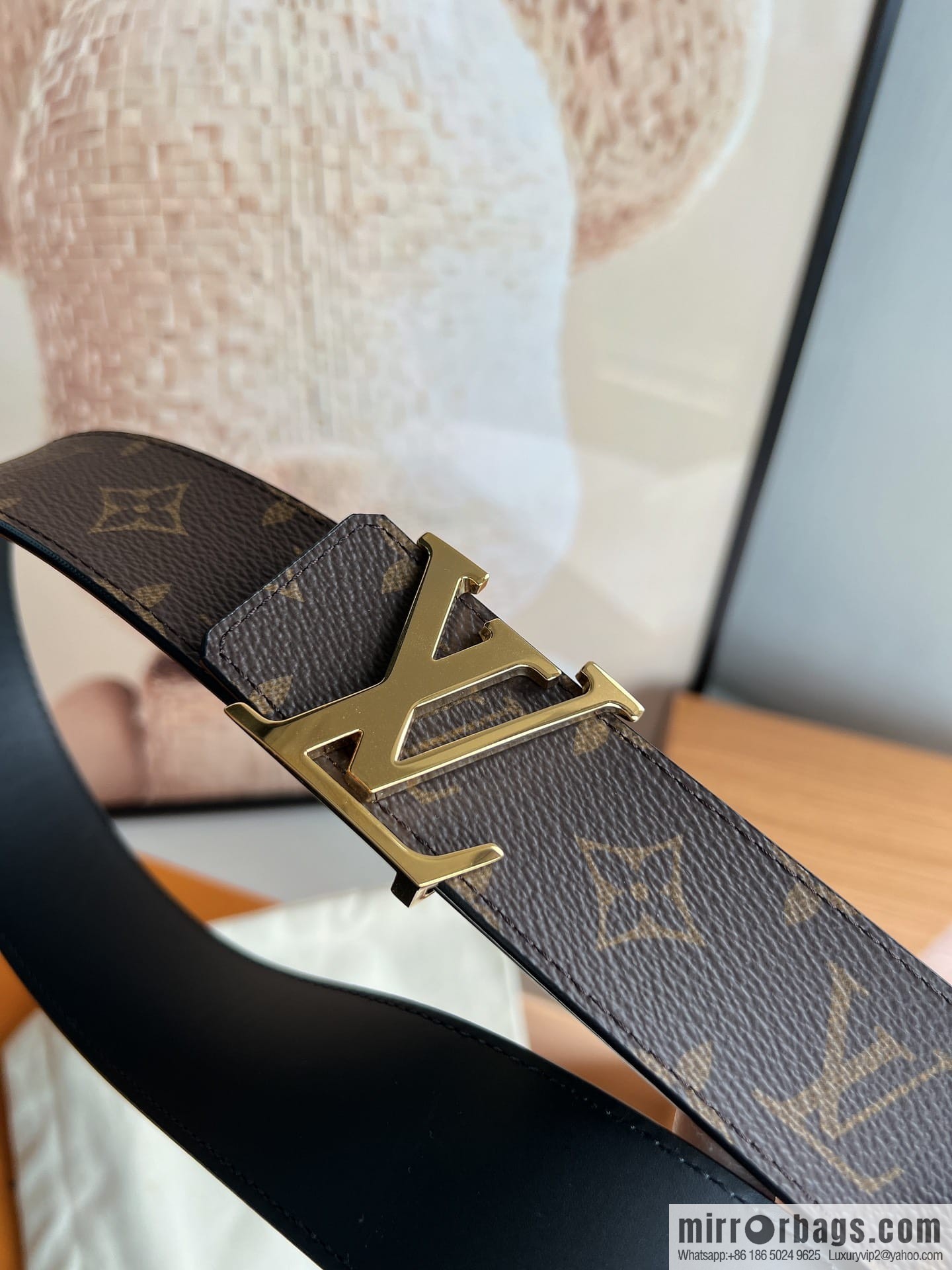 LV/Louis Vuitton 2022 new men's 40mm belt