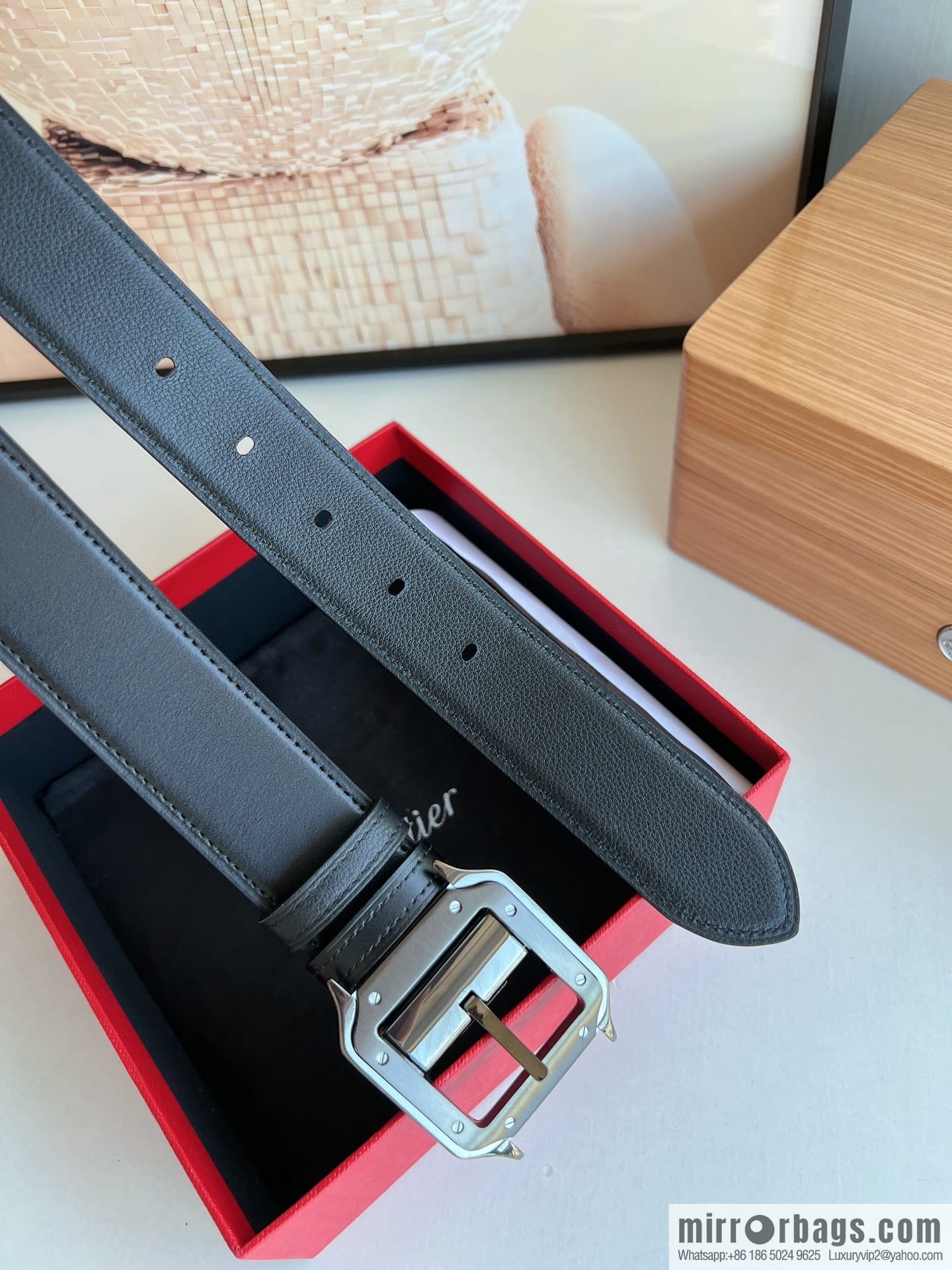 Cartier, Cowhide Double Sided Men's Belt