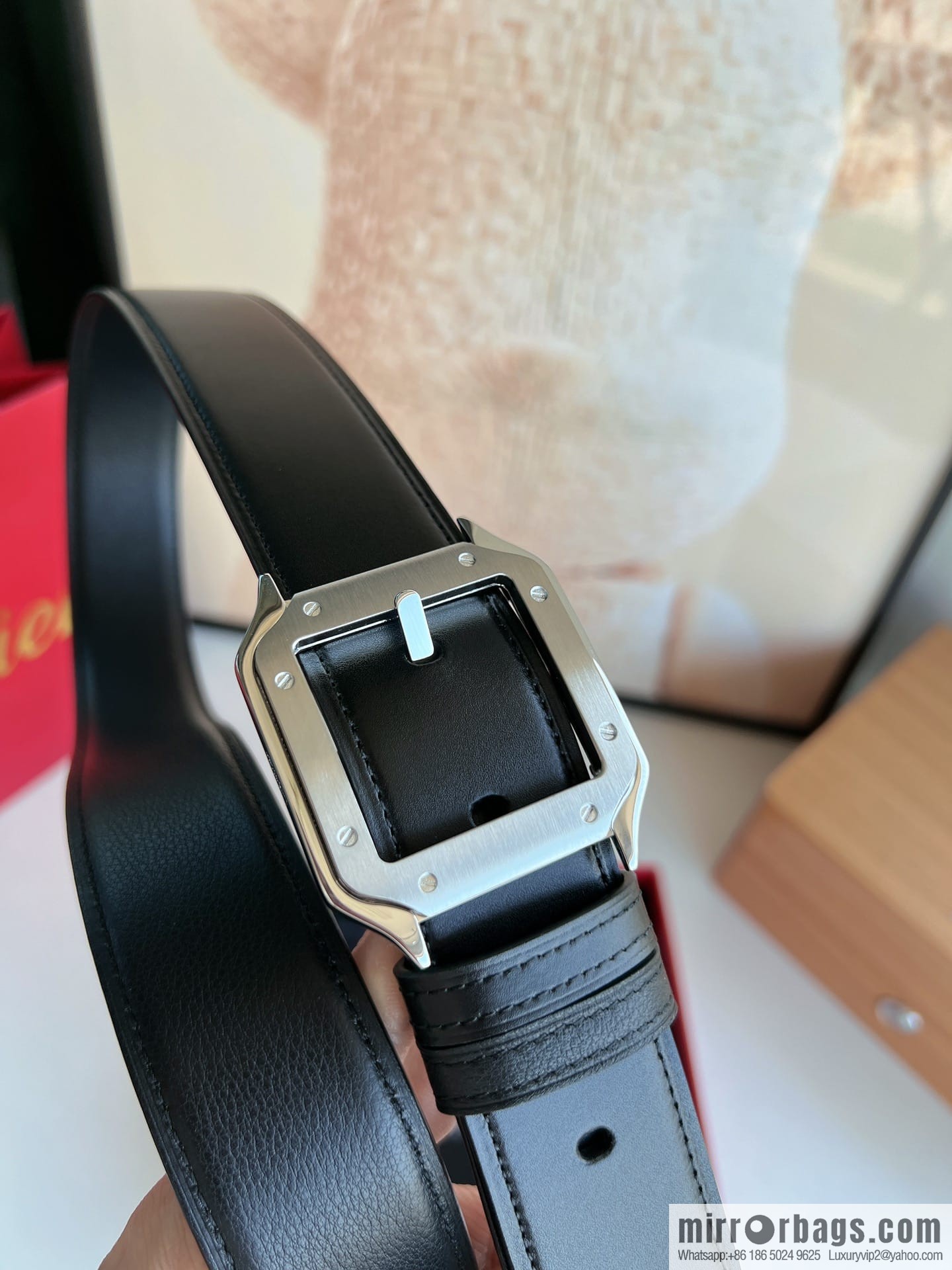 Cartier, Cowhide Double Sided Men's Belt