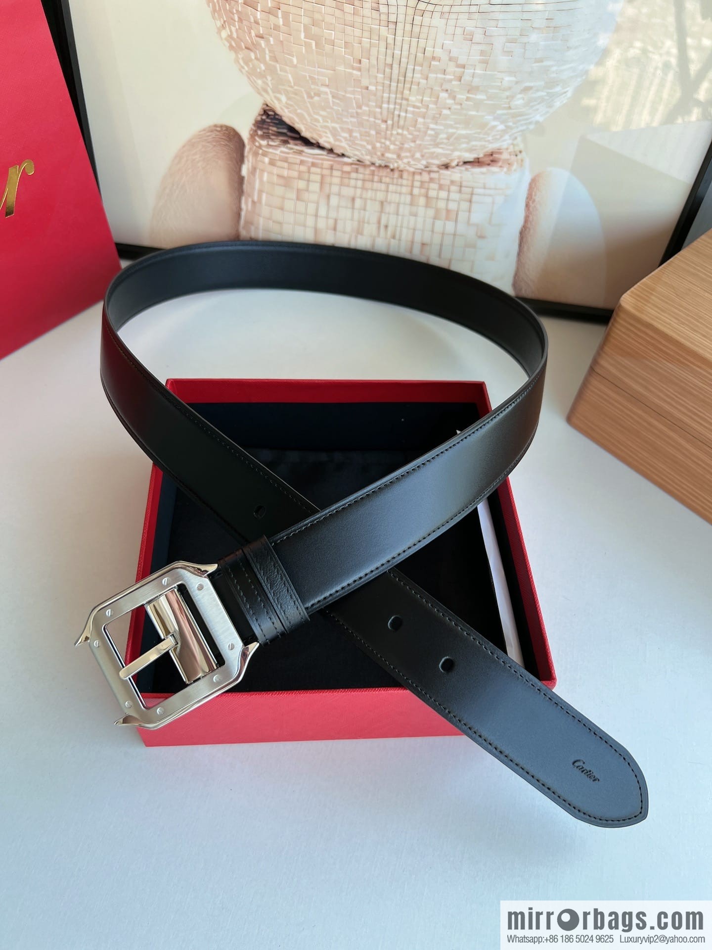 Cartier, Cowhide Double Sided Men's Belt
