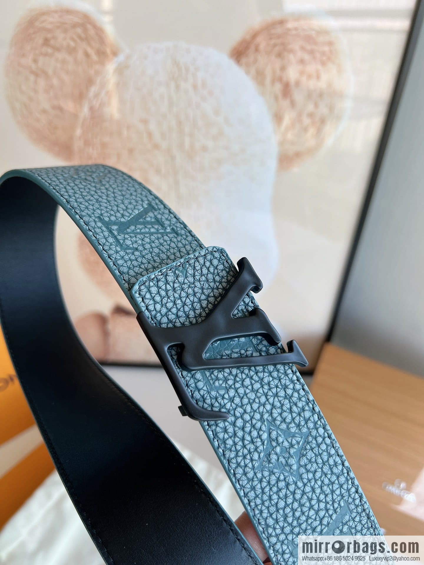 LV/Louis Vuitton Shape MNG Climbing Double Sided Belt 40mm