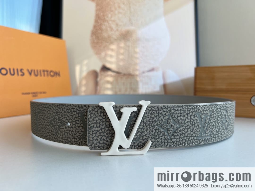 LV/Louis Vuitton Shape MNG Climbing Double Sided Belt 40mm