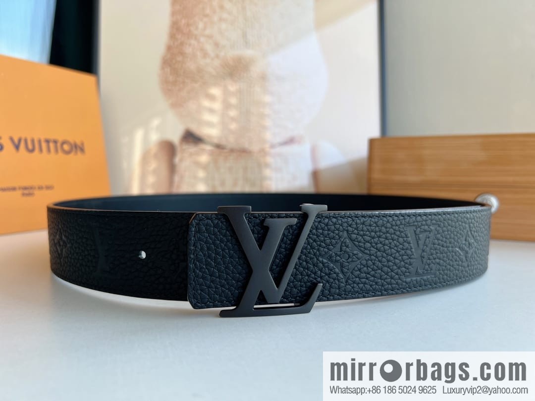 LV/Louis Vuitton Shape MNG Climbing Double Sided Belt 40mm