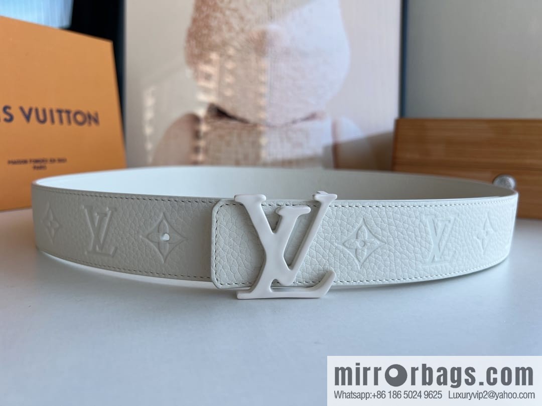 LV/Louis Vuitton Shape MNG Climbing Double Sided Belt 40mm