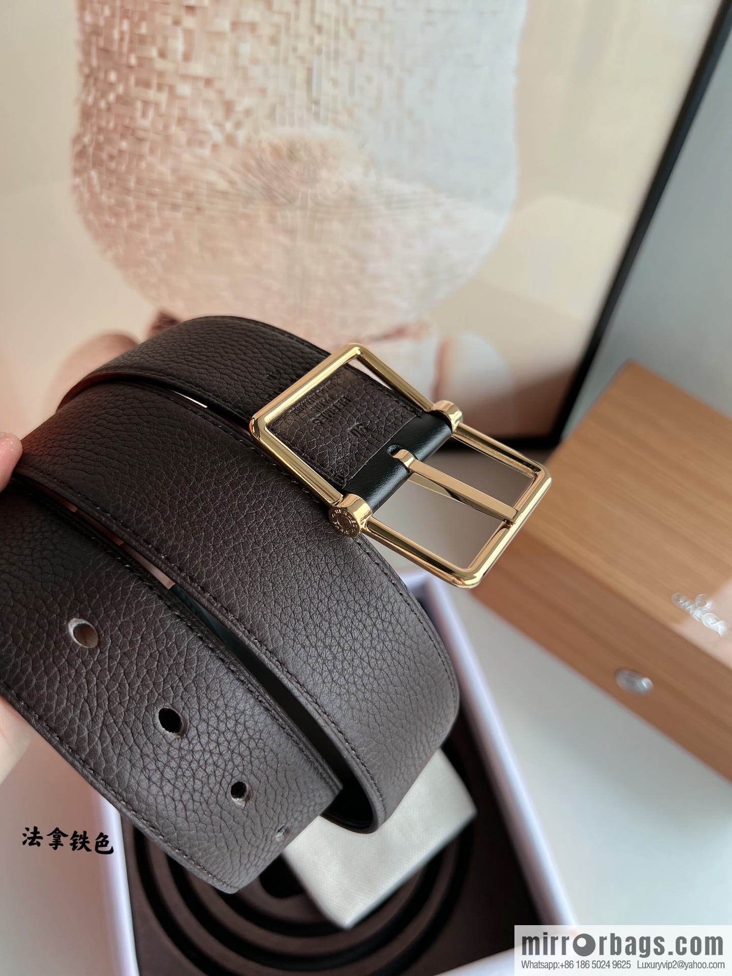 Hermes Hermes 40mm Nathan Double Sided External Belt