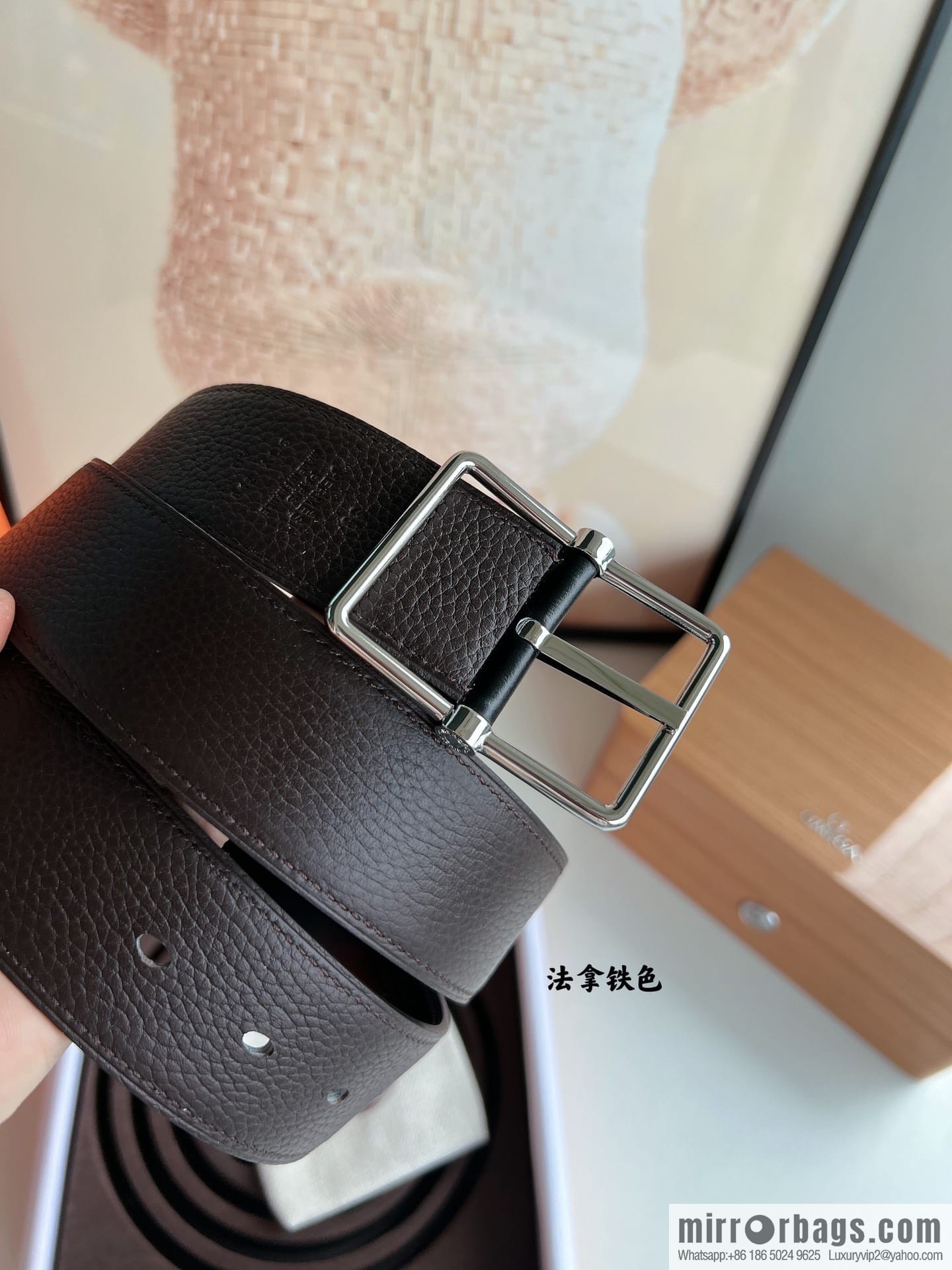 Hermes Hermes 40mm Nathan Double Sided External Belt