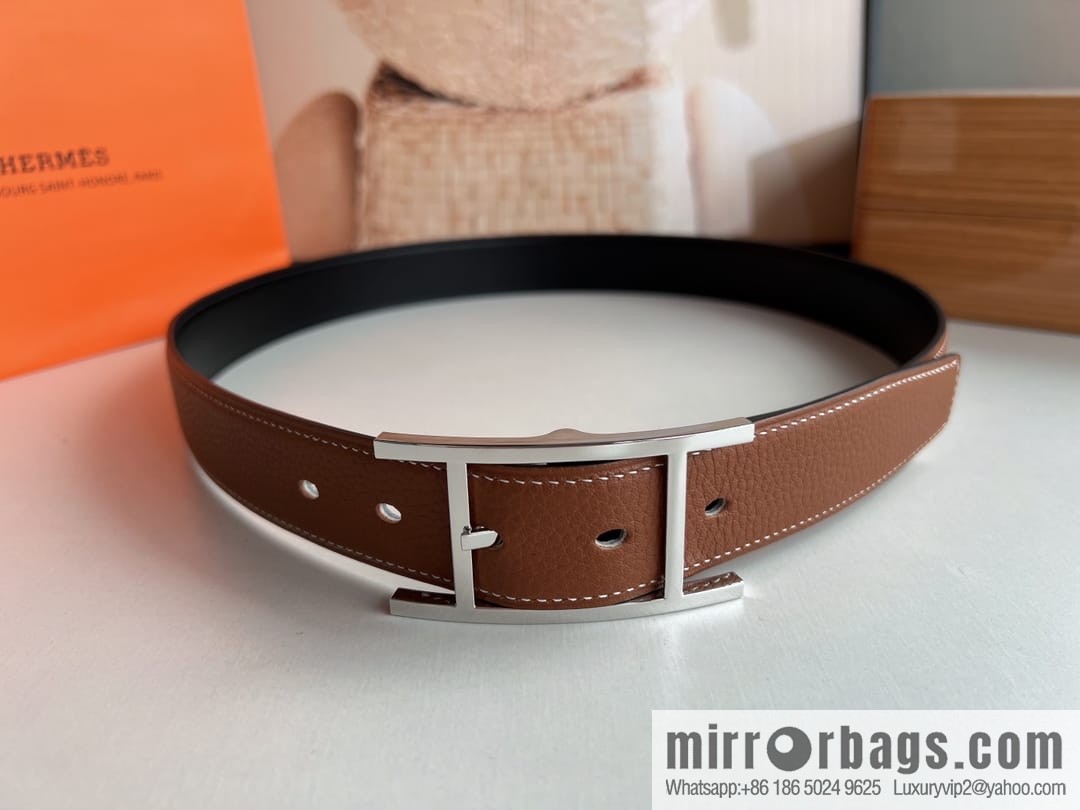 Hermes Nathan 32 PVD Double Sided Belt