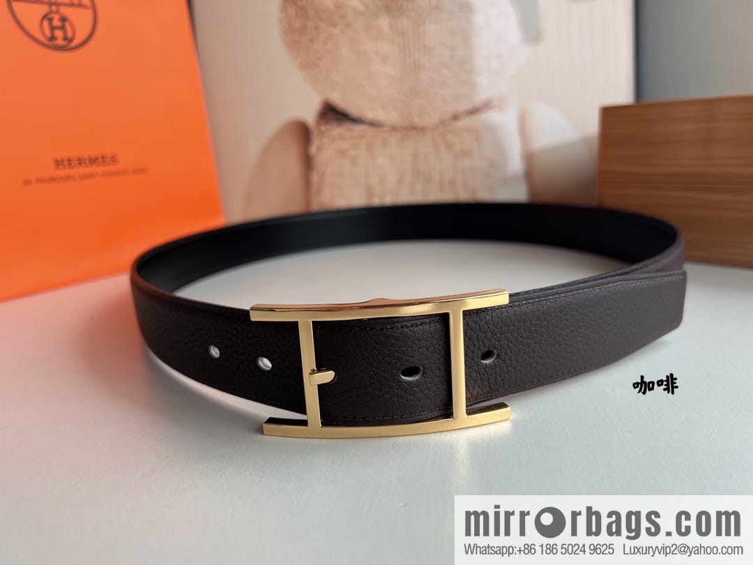 Hermes Nathan 32 PVD Double Sided Belt