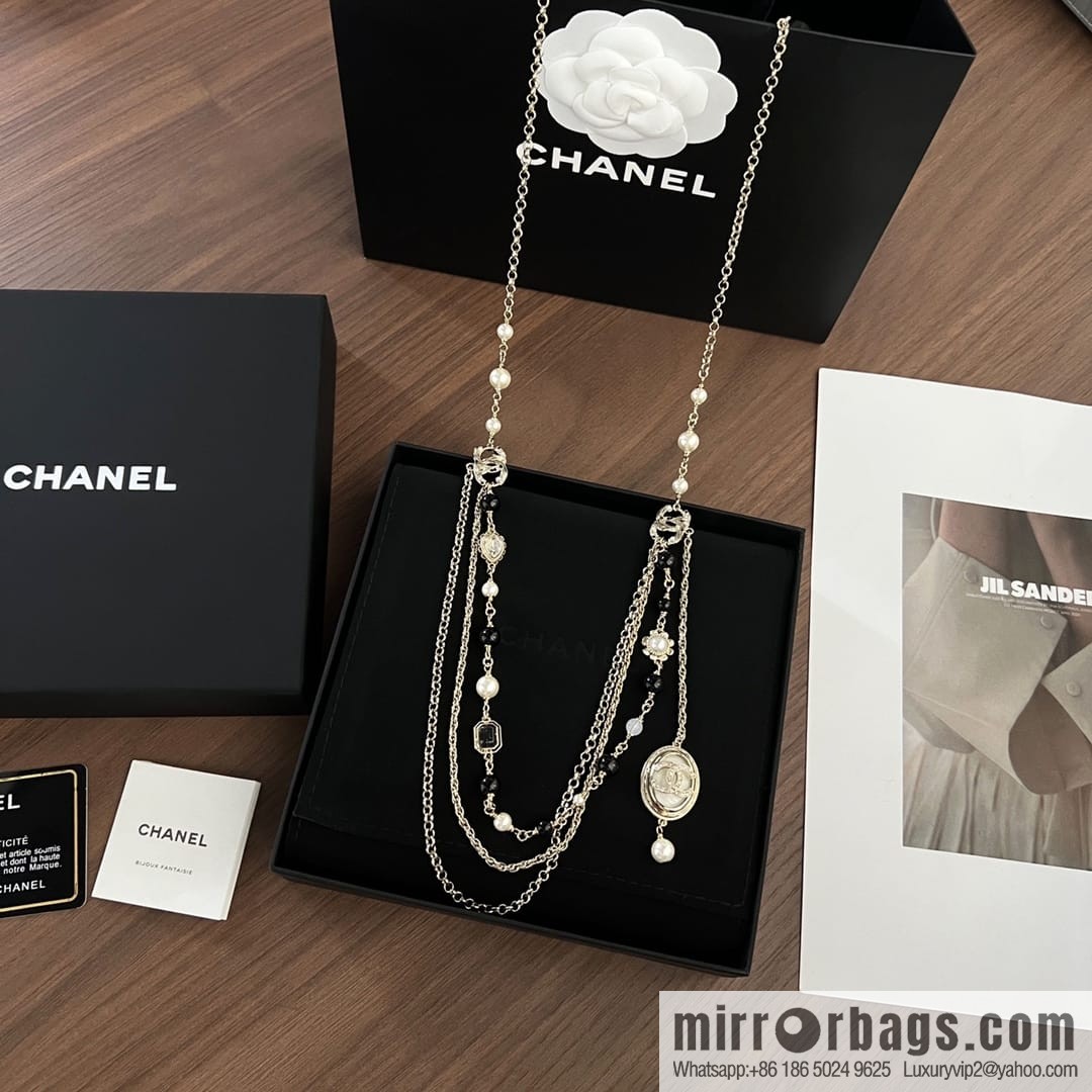 New ☑️ CHANEL CHANEL double c pearl belt, belt chain, necklace