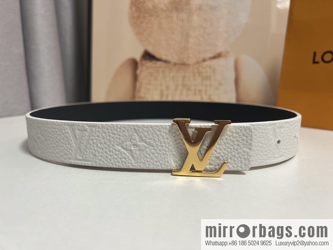 Louis Vuitton, women's double-sided belt 30mm