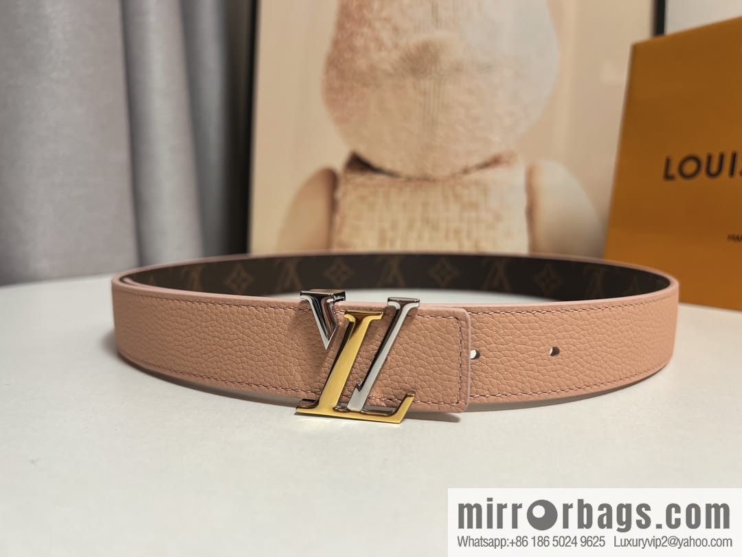 Louis Vuitton, women's double-sided belt 30mm