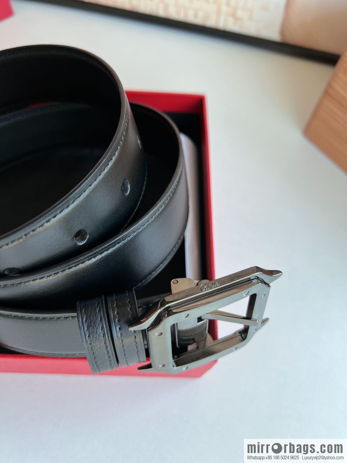 Cartier, Cowhide Double Sided Men's Belt