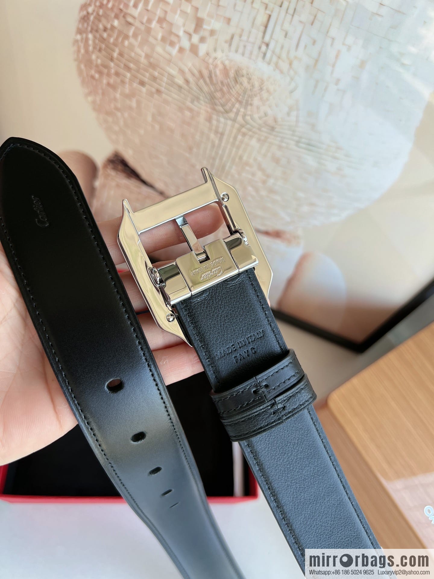 Cartier, Cowhide Double Sided Men's Belt