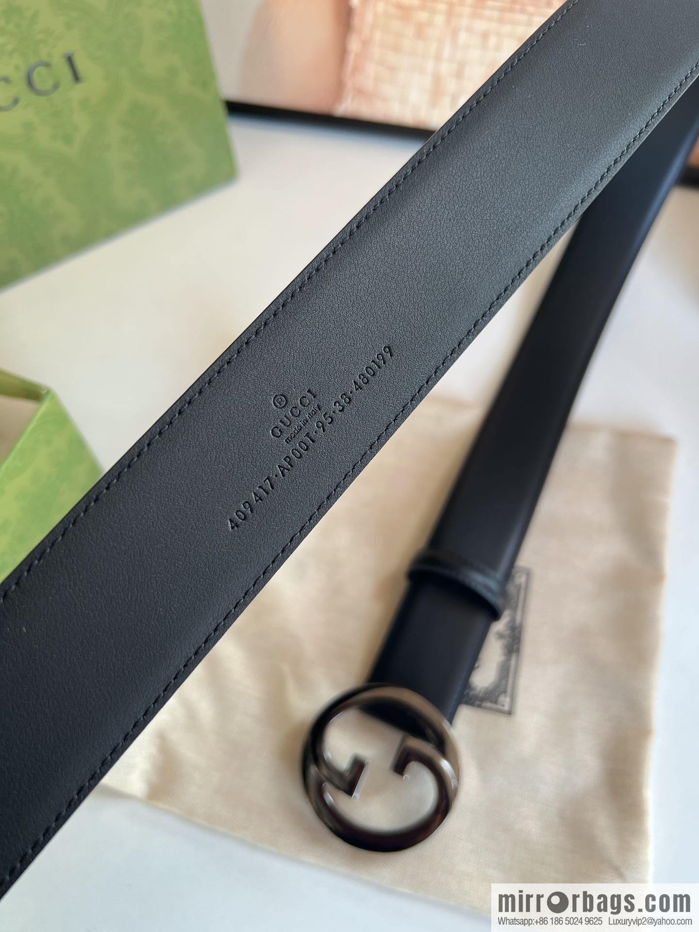 Gucci Blondie series belt 4.0cm
