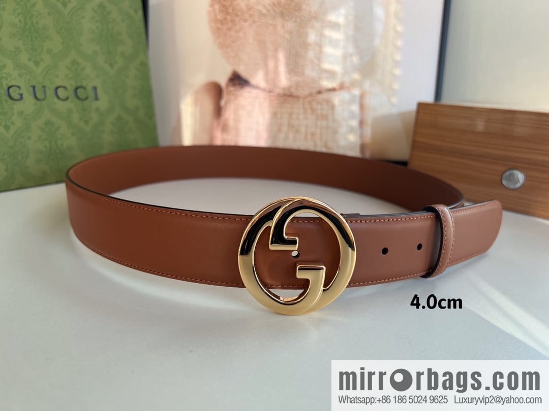 Gucci Blondie series belt 4.0cm