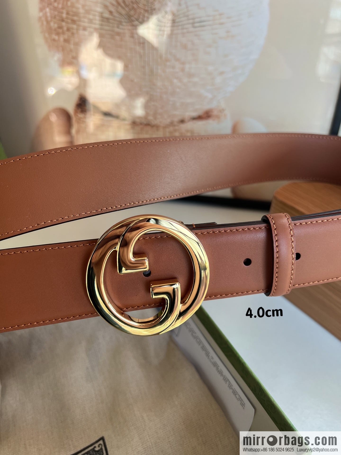 Gucci Blondie series belt 4.0cm