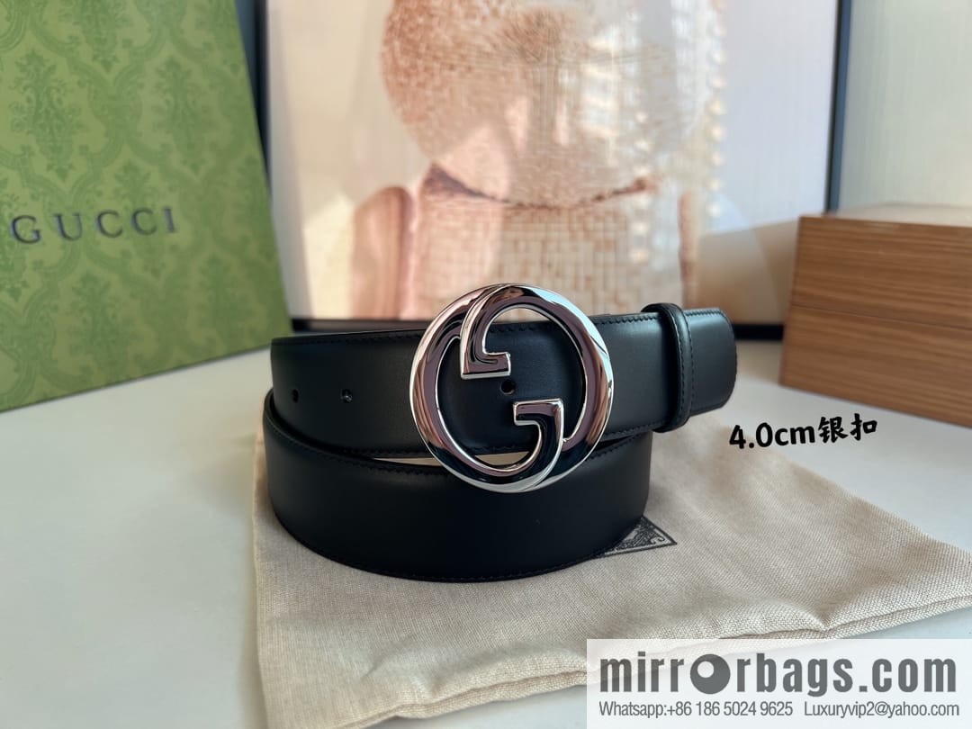 Gucci Blondie series belt 4.0cm