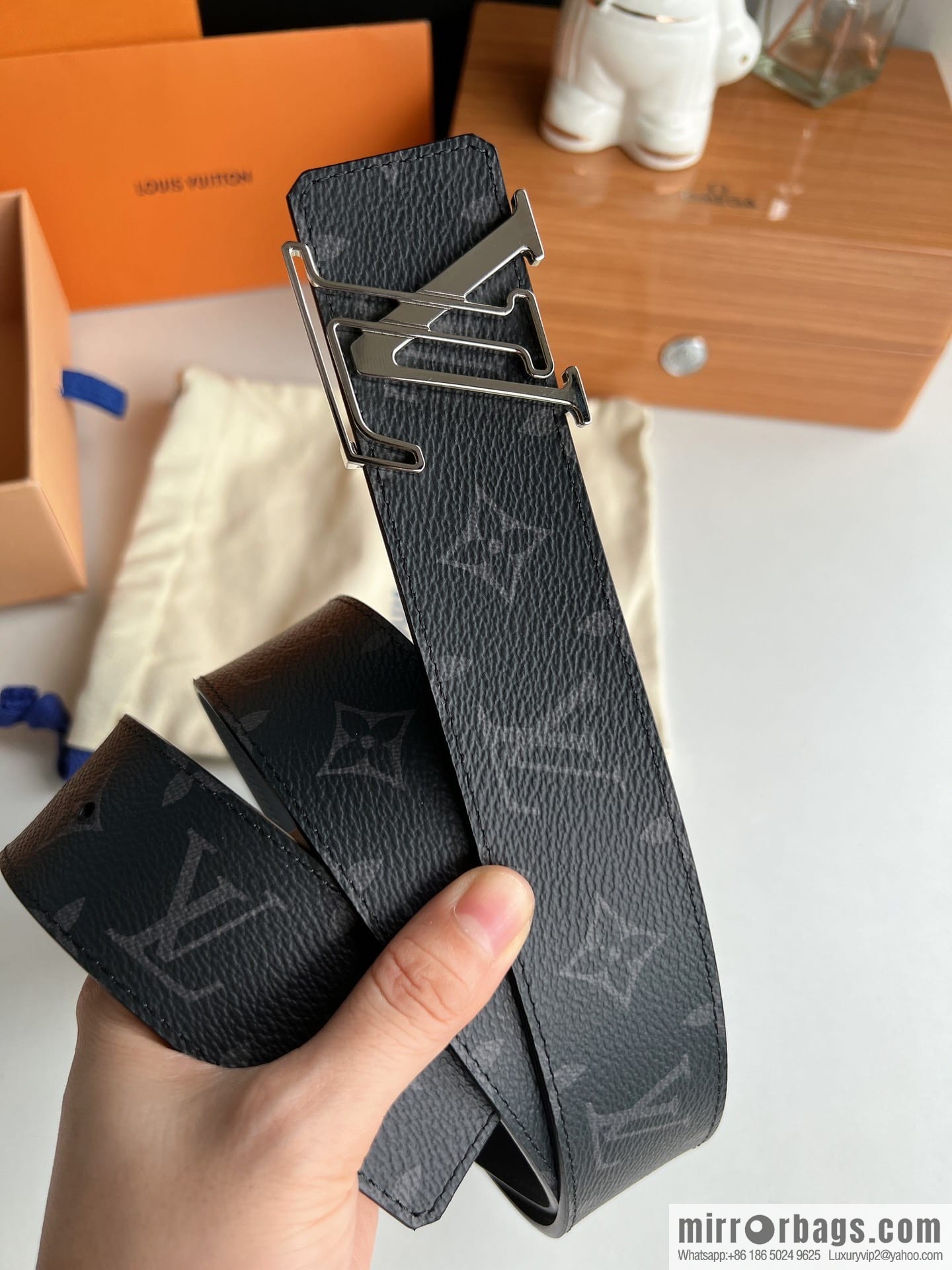LV/Louis Vuitton 2022 new men's 40mm belt
