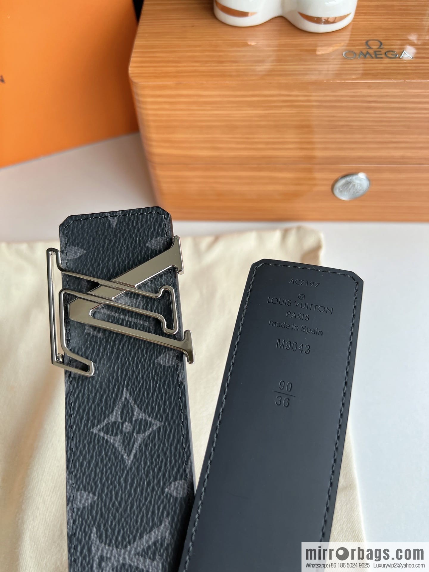 LV/Louis Vuitton 2022 new men's 40mm belt