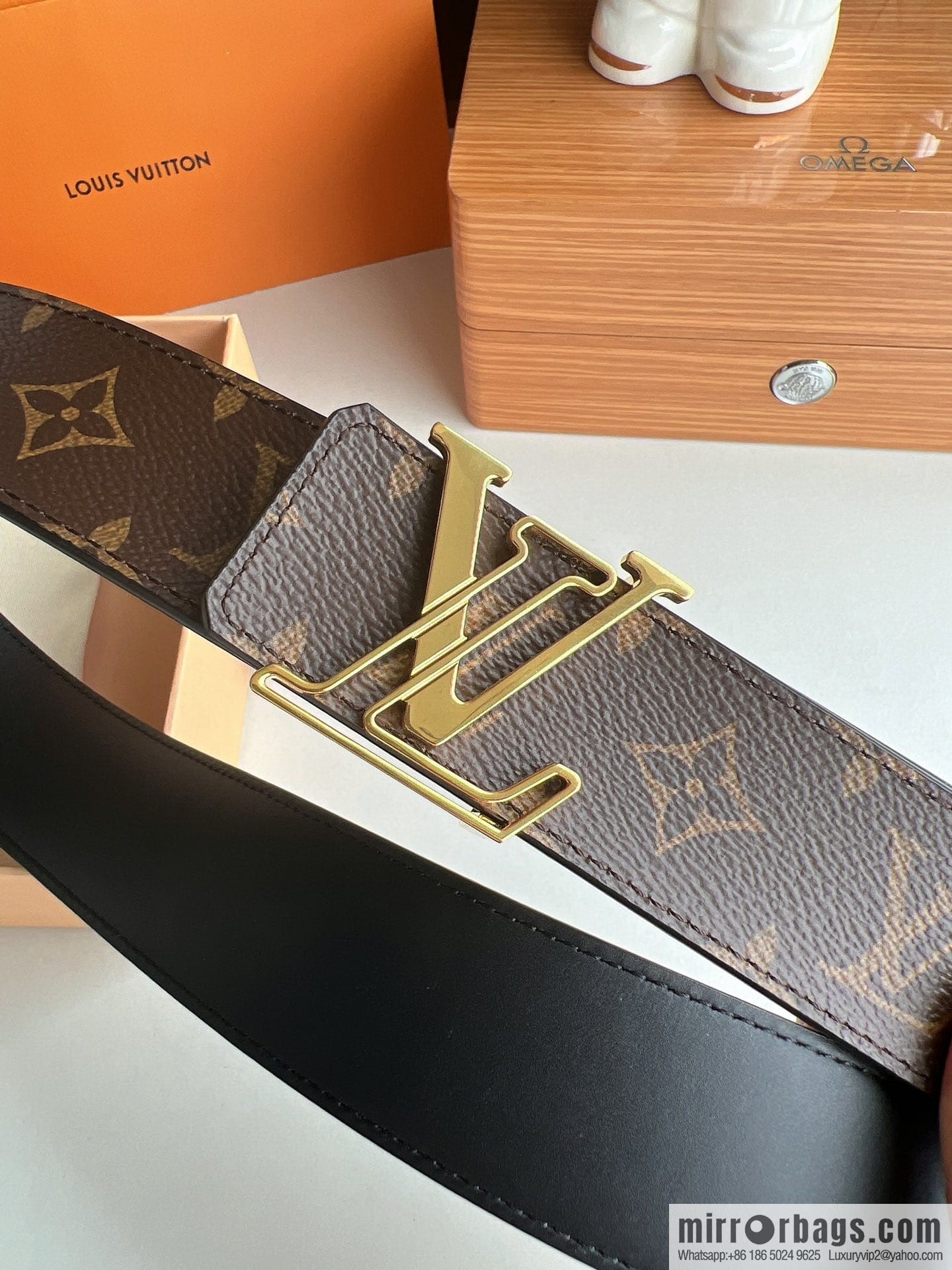 LV/Louis Vuitton 2022 new men's 40mm belt