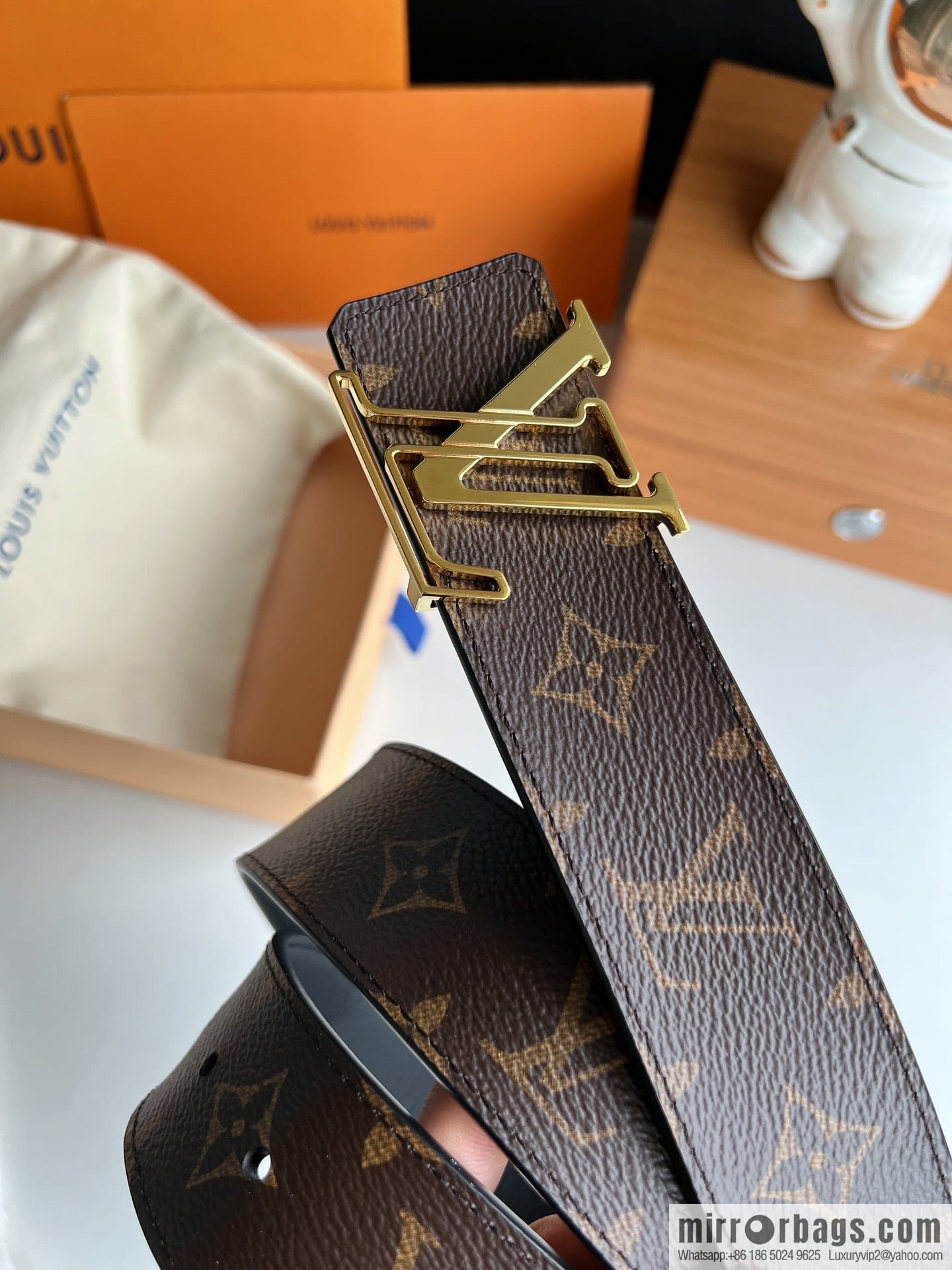 LV/Louis Vuitton 2022 new men's 40mm belt