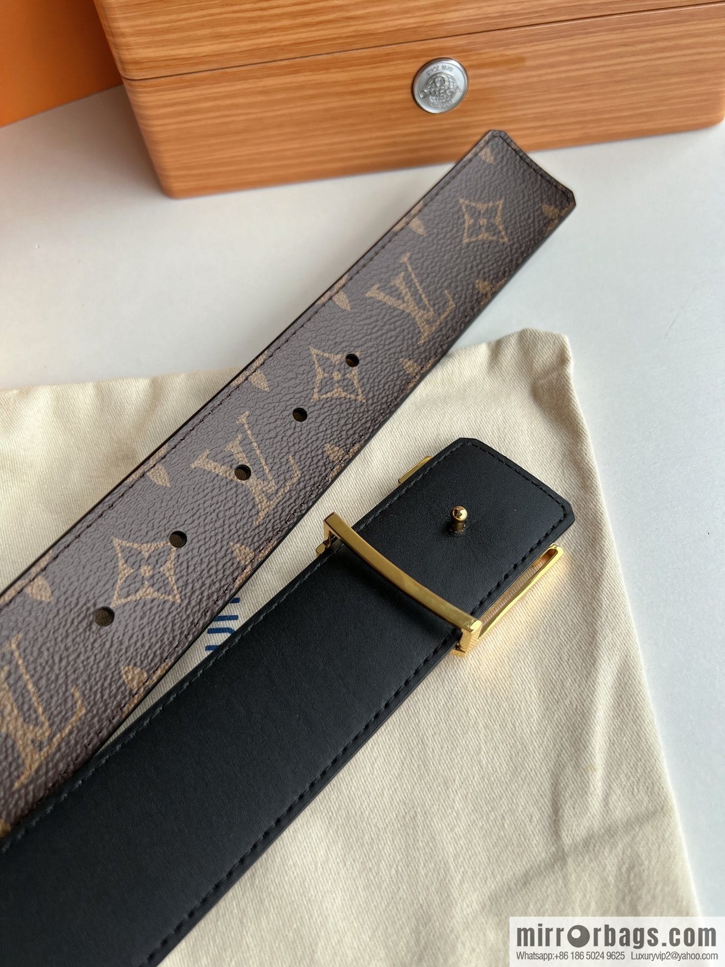 LV/Louis Vuitton 2022 new men's 40mm belt