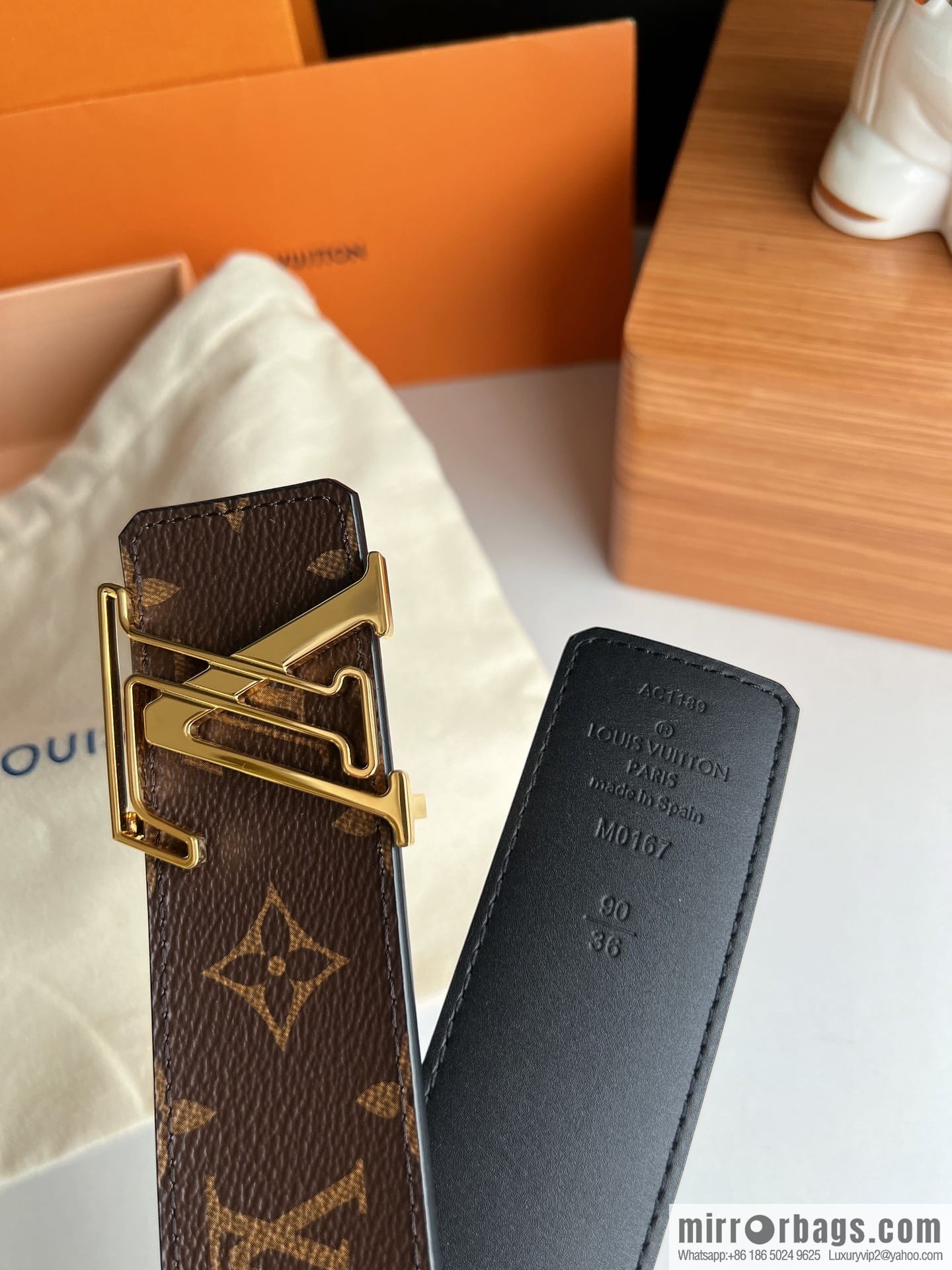 LV/Louis Vuitton 2022 new men's 40mm belt