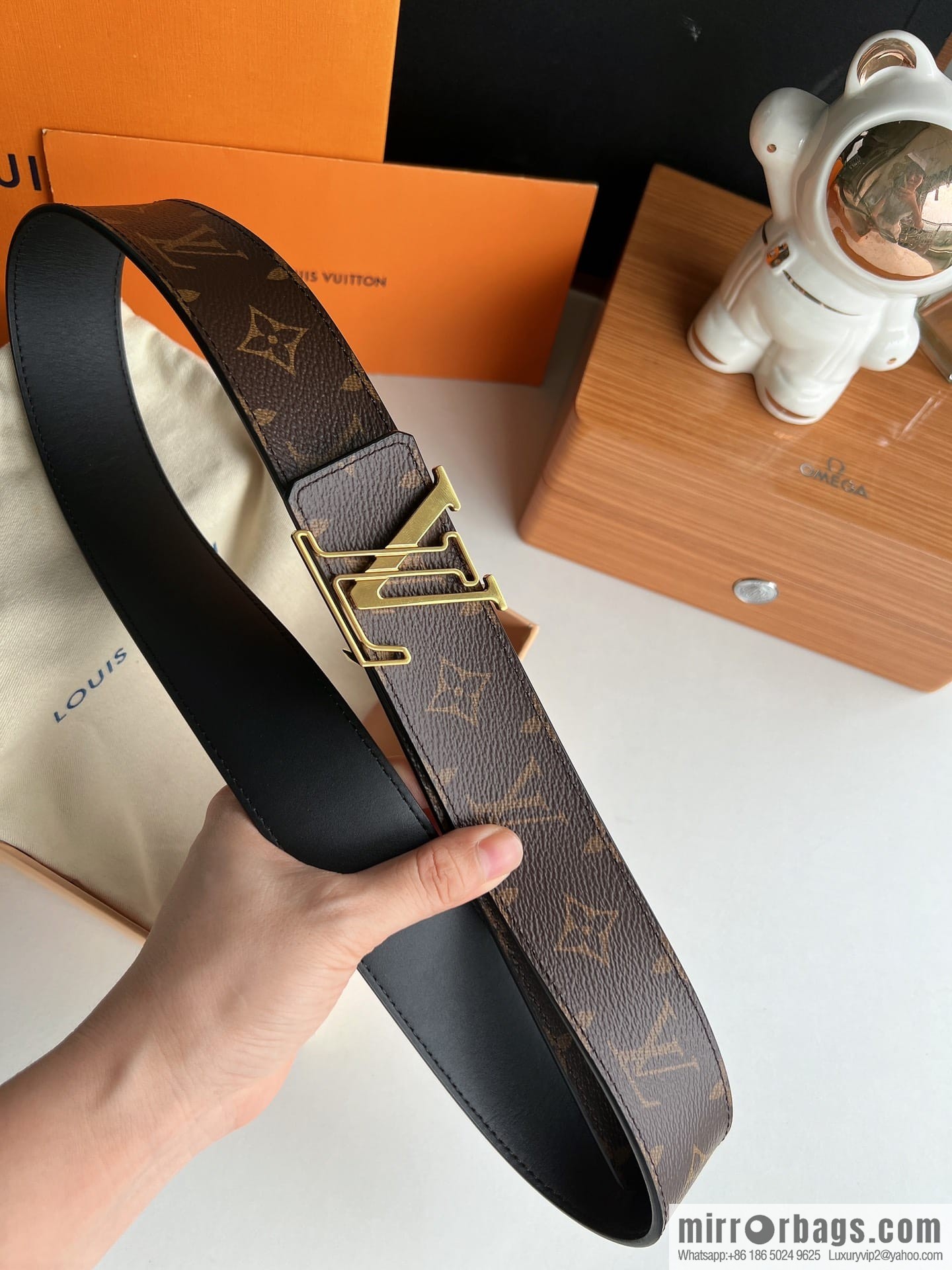 LV/Louis Vuitton 2022 new men's 40mm belt