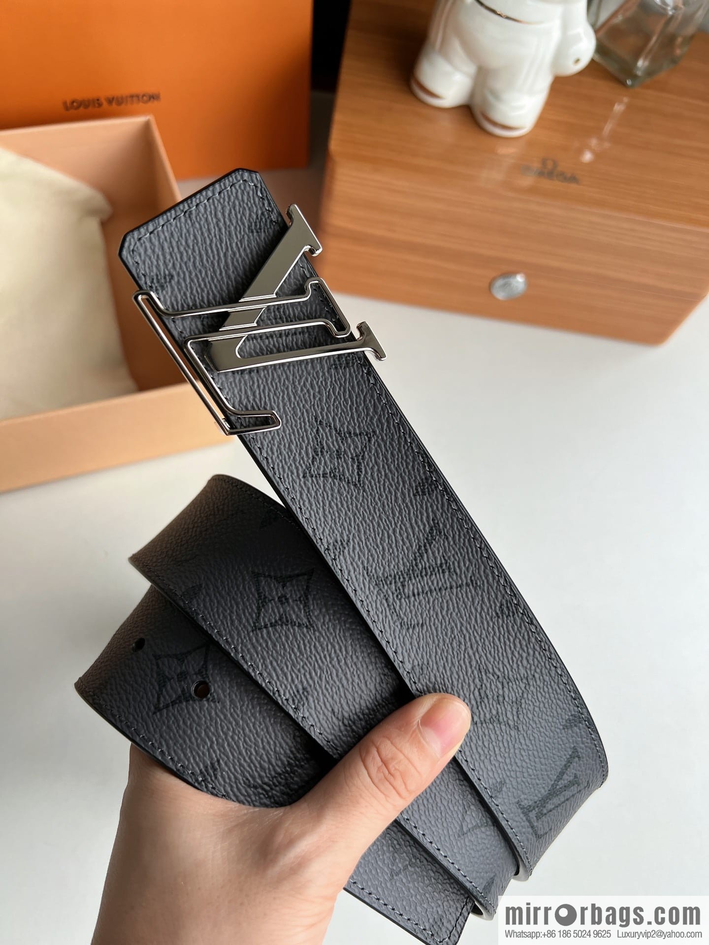 LV/Louis Vuitton 2022 new men's 40mm belt
